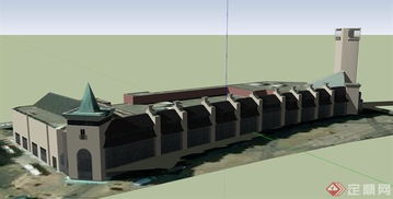 現(xiàn)代化工廠工業(yè)建筑設(shè)計(jì)中的SU模型應(yīng)用與企業(yè)策劃整合